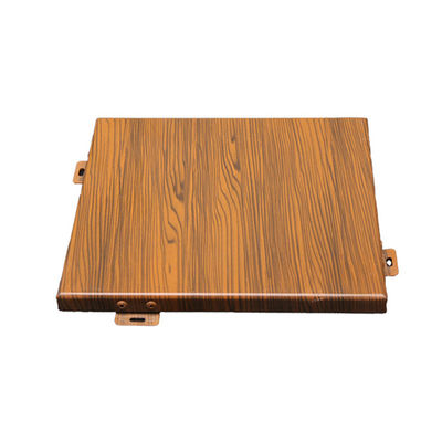 comprare Imitazione di legno di grano di alluminio finitura per la decorazione degli edifici online manufacture