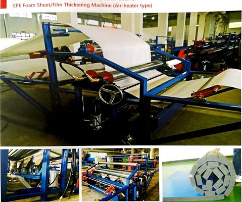 comprare Linea di produzione dello strato della schiuma di sicurezza EPE tipo funzionamento continuo del riscaldatore a aria online manufacture