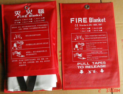 comprare coperta di estinzione di incendio della coperta del fuoco della fibra di vetro di 2m*2m online manufacture