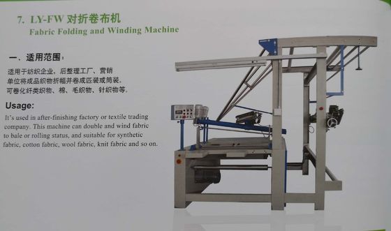 comprare Attrezzatura di rifinitura del tessuto del tessuto sintetico/piegatura e bobinatrice del tessuto online manufacture