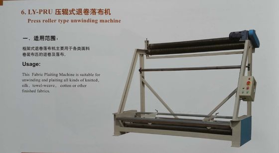 comprare Tipo rifinitrici del panno di svolgimento 0 del rullo di pressione - velocità 100m/Min online manufacture