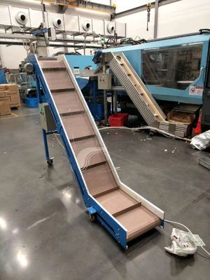 curva di giro del PVC un nastro trasportatore da 90 gradi un nastro trasportatore da 180 gradi