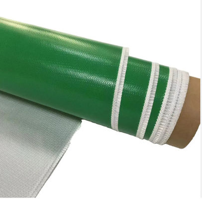 Tela di fibra di vetro rivestita di gomma di silicone a lato singolo per giacca isolante termica