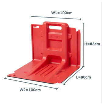 Porta di controllo delle inondazioni Baffle e inondazione Gablewall ABS materiale barriera di inondazione