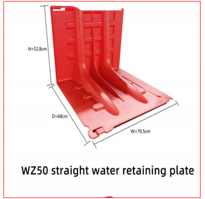altezza 52,8 rosso ABS plastica rivestimento anti-UV inondazione diffusore