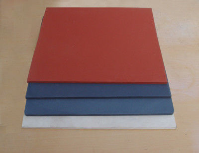Il nero grigio rosso di durezza di calore della stampa del silicone della gomma spugna dello strato basso della schiuma