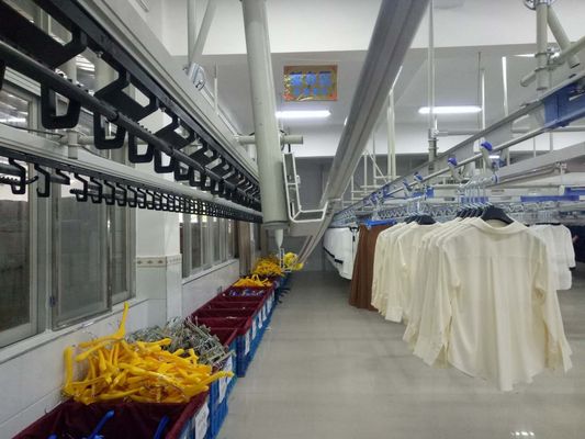Sistema d'attaccatura dell'indumento sopraelevato a catena di trasporto ss